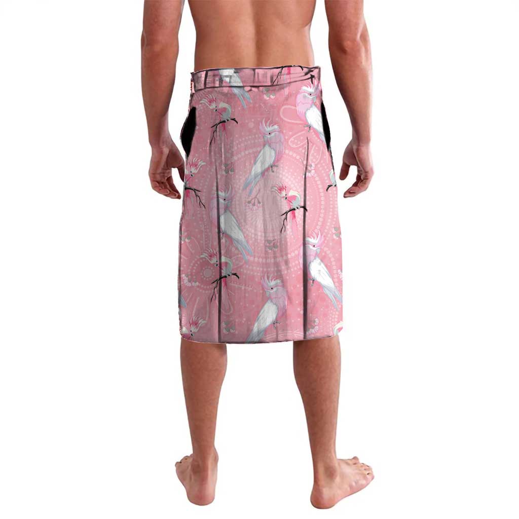 Galah and Gumblossoms Australia Lavalava Seamless Style Aboriginal Art