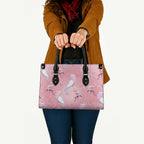 Galah and Gumblossoms Australia Leather Bag Seamless Style Aboriginal Art - Aussie Hoodie