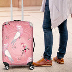 Galah and Gumblossoms Australia Luggage Cover Seamless Style Aboriginal Art