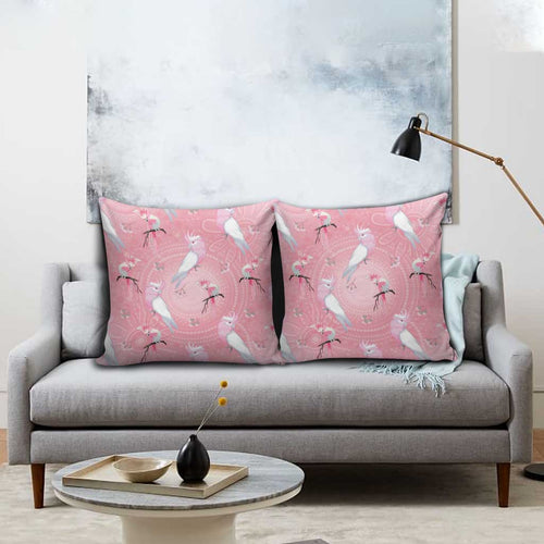 Galah and Gumblossoms Australia Pillow Cover Seamless Style Aboriginal Art - Aussie Hoodie