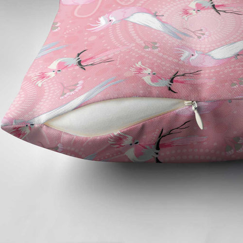 Galah and Gumblossoms Australia Pillow Cover Seamless Style Aboriginal Art - Aussie Hoodie