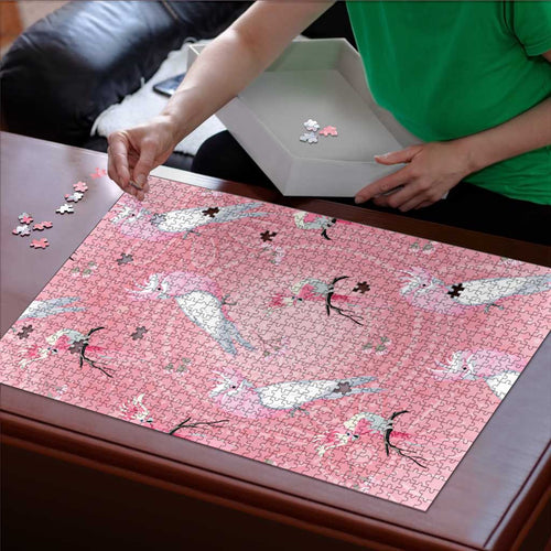 Galah and Gumblossoms Australia Puzzle Seamless Style Aboriginal Art - Aussie Hoodie