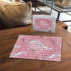 Galah and Gumblossoms Australia Puzzle Seamless Style Aboriginal Art - Aussie Hoodie