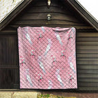 Galah and Gumblossoms Australia Quilt Seamless Style Aboriginal Art