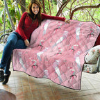 Galah and Gumblossoms Australia Quilt Seamless Style Aboriginal Art