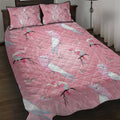 Galah and Gumblossoms Australia Quilt Bed Set Seamless Style Aboriginal Art