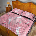 Galah and Gumblossoms Australia Quilt Bed Set Seamless Style Aboriginal Art