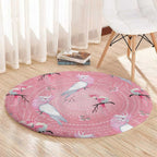 Galah and Gumblossoms Australia Round Carpet Seamless Style Aboriginal Art