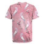Galah and Gumblossoms Australia Rugby Jersey Seamless Style Aboriginal Art
