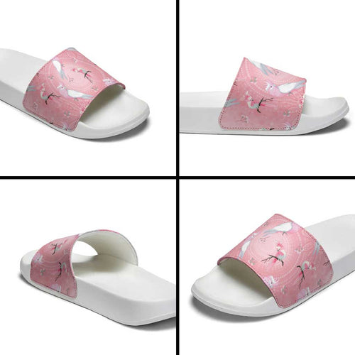 Galah and Gumblossoms Australia Slide Sandals Seamless Style Aboriginal Art - Aussie Hoodie