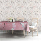 Galah and Gumblossoms Australia Tablecloth Seamless Style Aboriginal Art