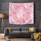 Galah and Gumblossoms Australia Tapestry Seamless Style Aboriginal Art