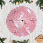Galah and Gumblossoms Australia Tree Skirt Seamless Style Aboriginal Art - Aussie Hoodie