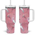 Galah and Gumblossoms Australia Tumbler With Handle Seamless Style Aboriginal Art