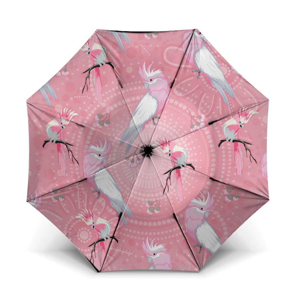 Galah and Gumblossoms Australia Umbrella Seamless Style Aboriginal Art - Aussie Hoodie
