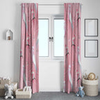 Galah and Gumblossoms Australia Window Curtain Seamless Style Aboriginal Art