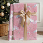 Galah and Gumblossoms Australia Wrapping Paper Seamless Style Aboriginal Art - Aussie Hoodie