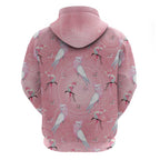 Galah and Gumblossoms Australia Zip Hoodie Seamless Style Aboriginal Art