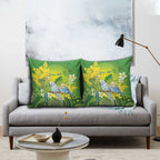 Personalised Budgerigar Australia and Golden Wattle Pillow Cover Budgie Aboriginal Art - Aussie Hoodie