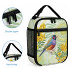 Gouldian Finch Golden Wattle Australia Lunch Bag Aboriginal Watercolor Style