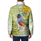 Gouldian Finch Golden Wattle Australia Padded Jacket Aboriginal Watercolor Style - Aussie Hoodie