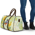 Gouldian Finch Golden Wattle Australia Travel Bag Aboriginal Watercolor Style - Aussie Hoodie