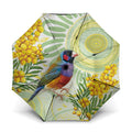 Gouldian Finch Golden Wattle Australia Umbrella Aboriginal Watercolor Style - Aussie Hoodie