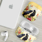 Black Cockatoo Banksia Australia AirPods Case Aboriginal Art - Aussie Hoodie