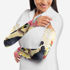 Black Cockatoo Banksia Australia Arm Sleeves Aboriginal Art - Aussie Hoodie