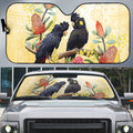 Black Cockatoo Banksia Australia Auto Sun Shade Aboriginal Art - Aussie Hoodie