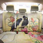 Black Cockatoo Banksia Australia Back Car Seat Cover Aboriginal Art