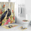 Black Cockatoo Banksia Australia Bathroom Set Aboriginal Art - Aussie Hoodie