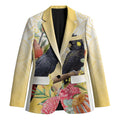 Black Cockatoo Banksia Australia Blazer Aboriginal Art - Aussie Hoodie