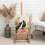 Black Cockatoo Banksia Australia Canvas Wall Art Aboriginal Art