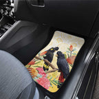 Black Cockatoo Banksia Australia Car Mats Aboriginal Art