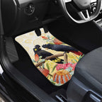 Black Cockatoo Banksia Australia Car Mats Aboriginal Art