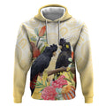 Black Cockatoo Banksia Australia Hoodie Aboriginal Art