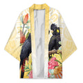 Black Cockatoo Banksia Australia Kimono Aboriginal Art - Aussie Hoodie