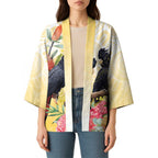 Black Cockatoo Banksia Australia Kimono Aboriginal Art - Aussie Hoodie