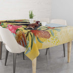 Black Cockatoo Banksia Australia Tablecloth Aboriginal Art