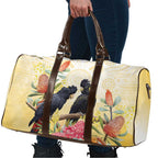 Black Cockatoo Banksia Australia Travel Bag Aboriginal Art - Aussie Hoodie