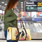 Black Cockatoo Banksia Australia Travel Bag Aboriginal Art - Aussie Hoodie