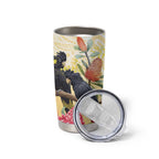 Black Cockatoo Banksia Australia Tumbler Cup Aboriginal Art