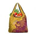 Personalised Australia Golf Grocery Bag Aussie Kangaroo Aboriginal Polynesian Pattern