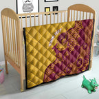 Personalised Australia Golf Quilt Aussie Kangaroo Aboriginal Polynesian Pattern