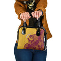 Personalised Australia Golf Shoulder Handbag Aussie Kangaroo Aboriginal Polynesian Pattern