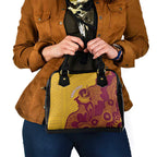 Personalised Australia Golf Shoulder Handbag Aussie Kangaroo Aboriginal Polynesian Pattern