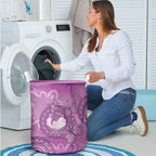 Australia Lupus Awareness Month Personalised Laundry Basket Warrior Purple Ribbon Butterflies Indigenous Art