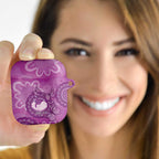 Australia Lupus Awareness Month Personalised AirPods Case Warrior Purple Ribbon Butterflies Indigenous Art
