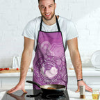 Australia Lupus Awareness Month Personalised Apron Warrior Purple Ribbon Butterflies Indigenous Art